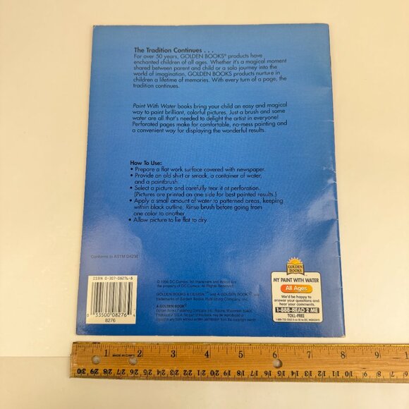 2 Vtg 90s Superman Super Heroes Soft Cover Sticker Book Paint w Water DC Comics - Picture 6 of 13